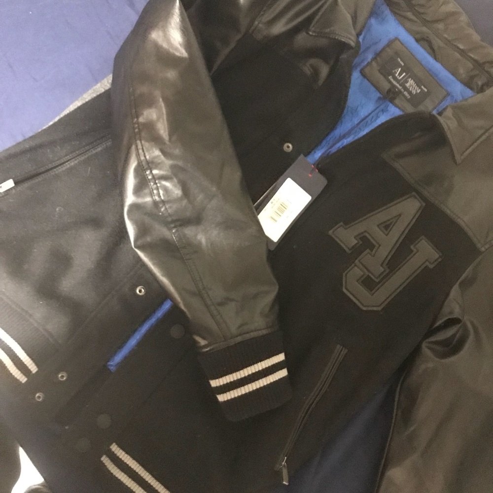 Armani Jeans Varsity Jacket Size 50, Medium